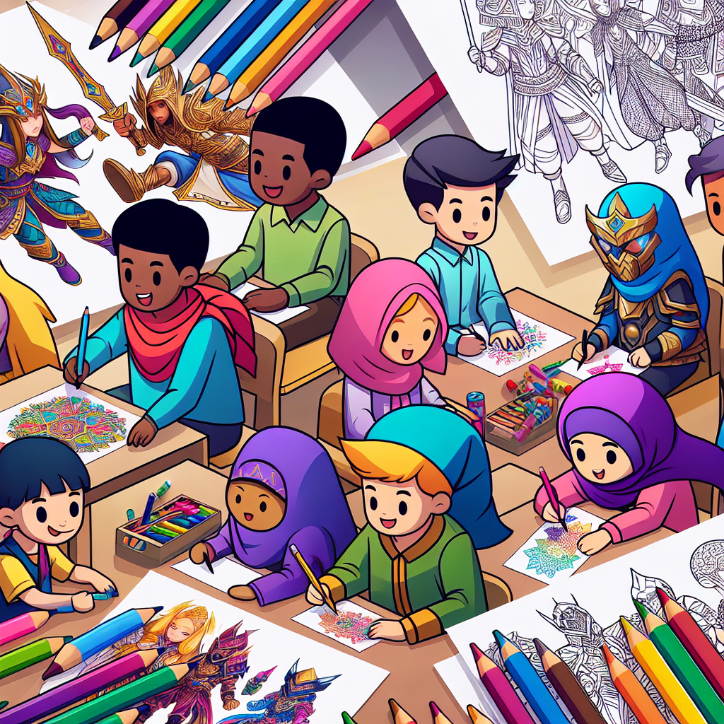 Kreativitas Anak dengan Gambar Mewarnai Mobile Legend Favorit